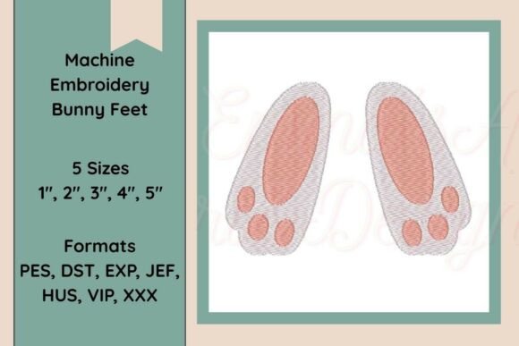 Bunny Feet Embroidery: Cute, Springy, and Craft Fair Ready?