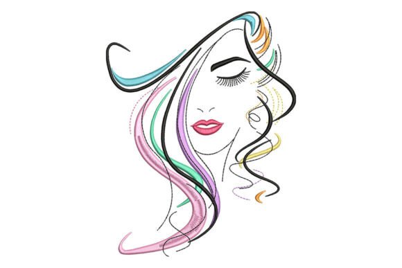 Colorful Woman Face Embroidery: A Designer’s Review for Boutique Sweatshirts