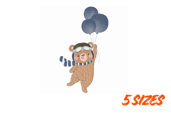 Cute Aviator Bear Balloon Embroidery: A Designer’s Real-World Review