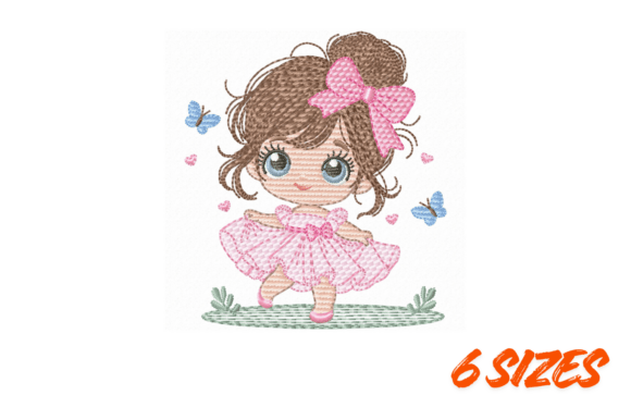 Cute Pink Girl Embroidery Design File Review