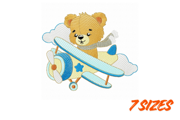 Cute Teddy Pilot Embroidery Design Review