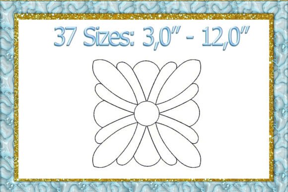 Feather Square Quilt Machine Embroidery Review