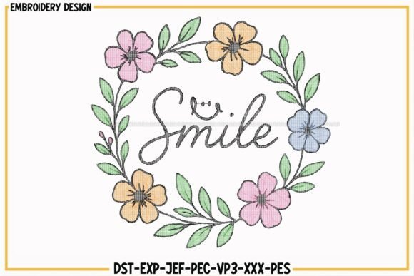 Flower Smile Machine Embroidery Design Review