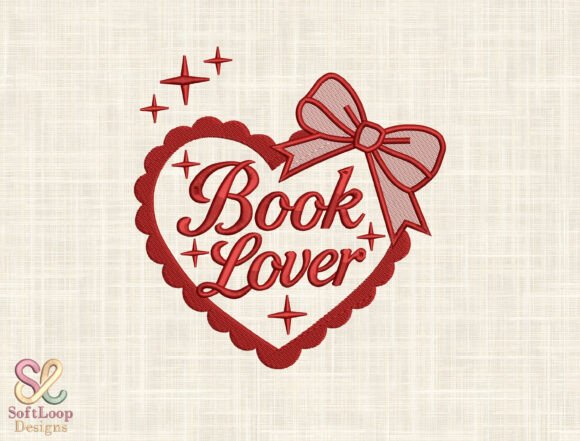 Girly Bookworm Machine Embroidery File: A Designer’s Review for Boutique Sweatshirt Embellishment