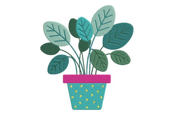 Houseplant Embroidery Design Review for Real Embroidery Projects