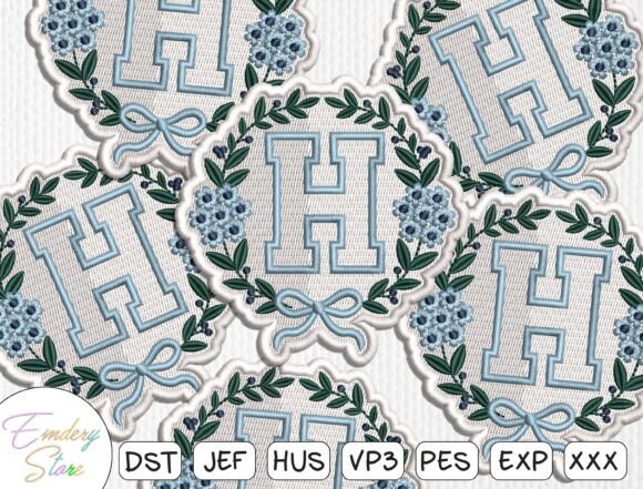Letter H Embroidery Patch Set Review