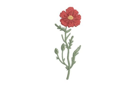 Red Wildflower Embroidery Review for Real Projects