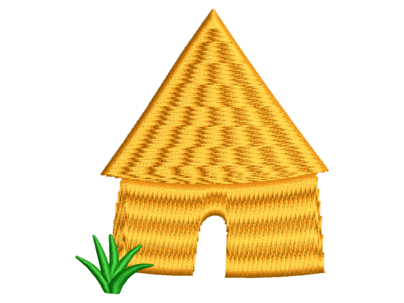 Safari Hut Embroidery Design: A Craft Fair Must-Have?